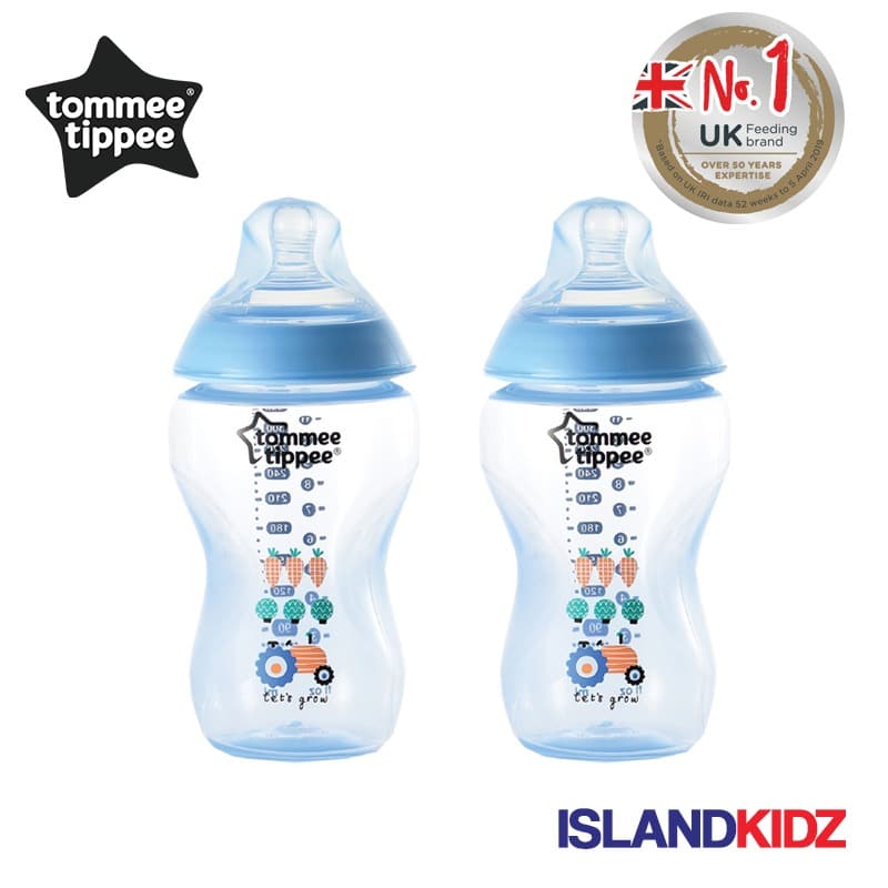tommee tippee 340ml bottles blue